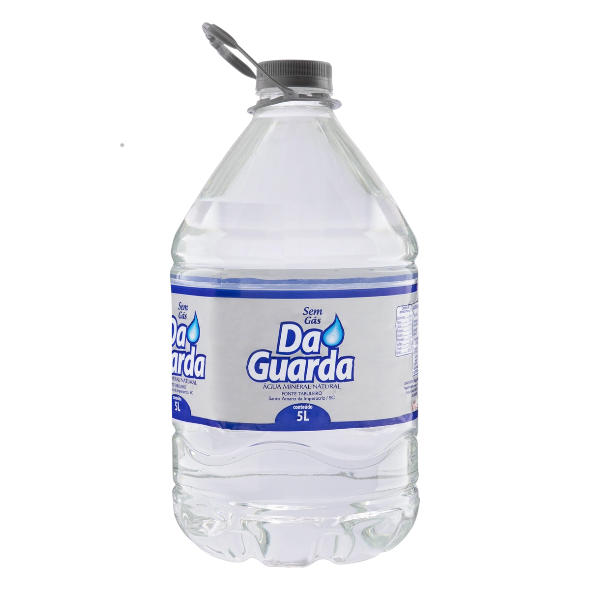 água Mineral Natural Sem Gás Daguarda Galão 5l