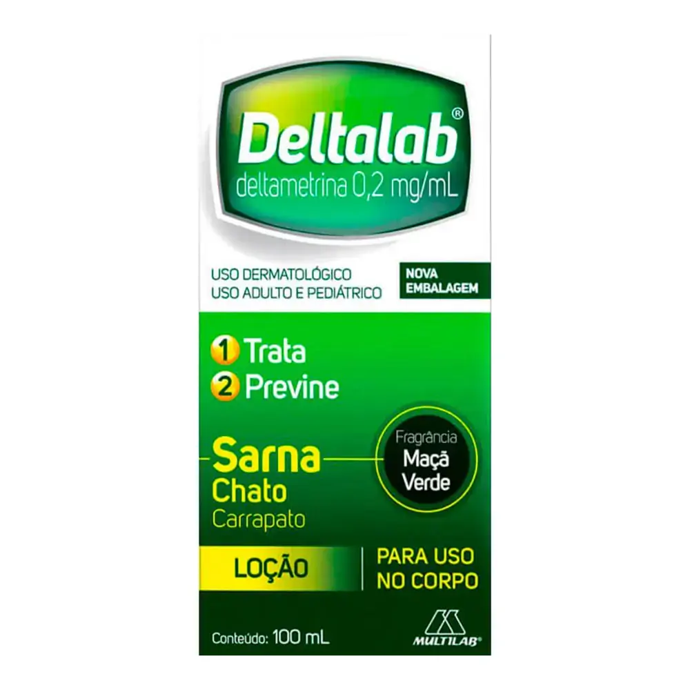 Deltalab 0,2mg/ml Maçã Verde Multilab Caixa 100ml