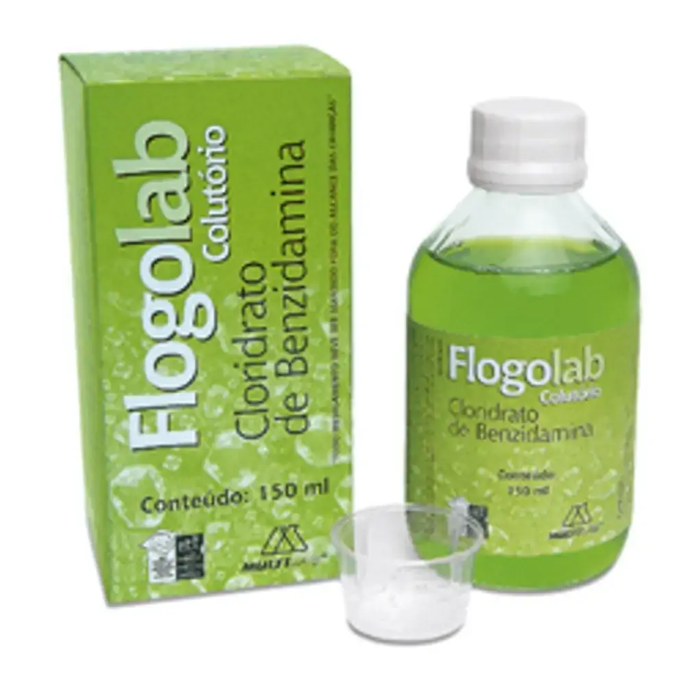 Flogolab Sabor Menta 1,5 Mg/ml Colutório Multilab Similar