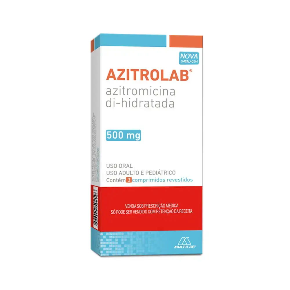 Azitrolab 500 Mg 3 Comprimidos Multilab Similar