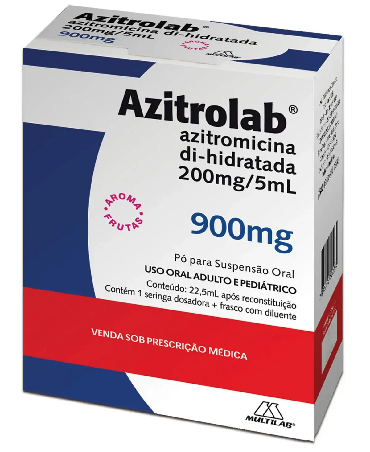 Azitrolab 900 Mg Suspensão Oral Multilab Similar