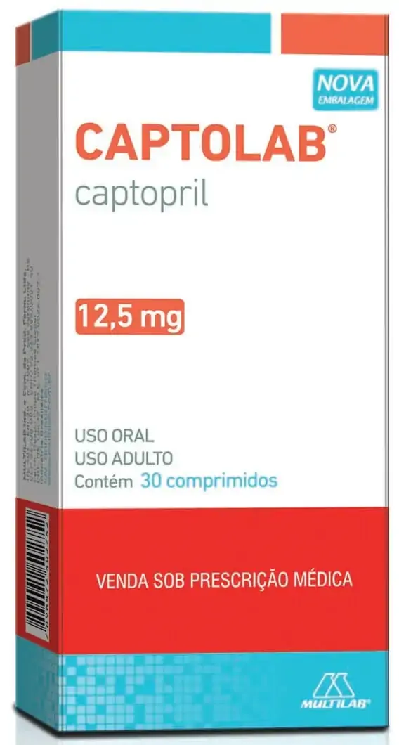 Captolab 12,5 Mg 30 Comprimidos Multilab Similar