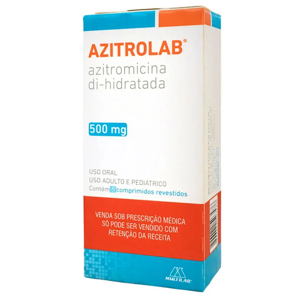 Azitrolab 500mg Bl 5 Comp Rev