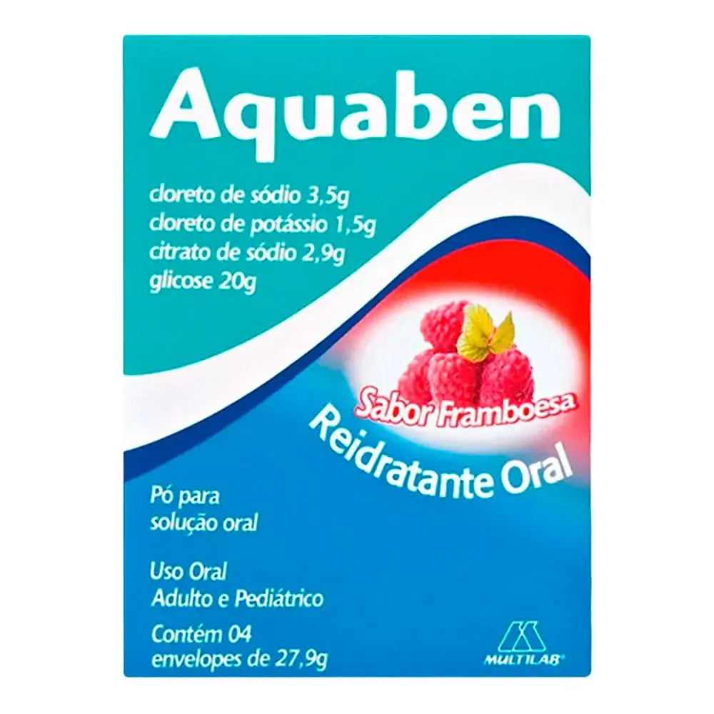 Aquaben Caixa 4 Env X 28,8g Sb Framboesa