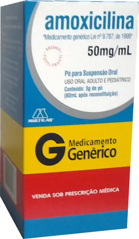 Amoxicilina 250 Mg/ml Suspensão Oral Multilab Genérico