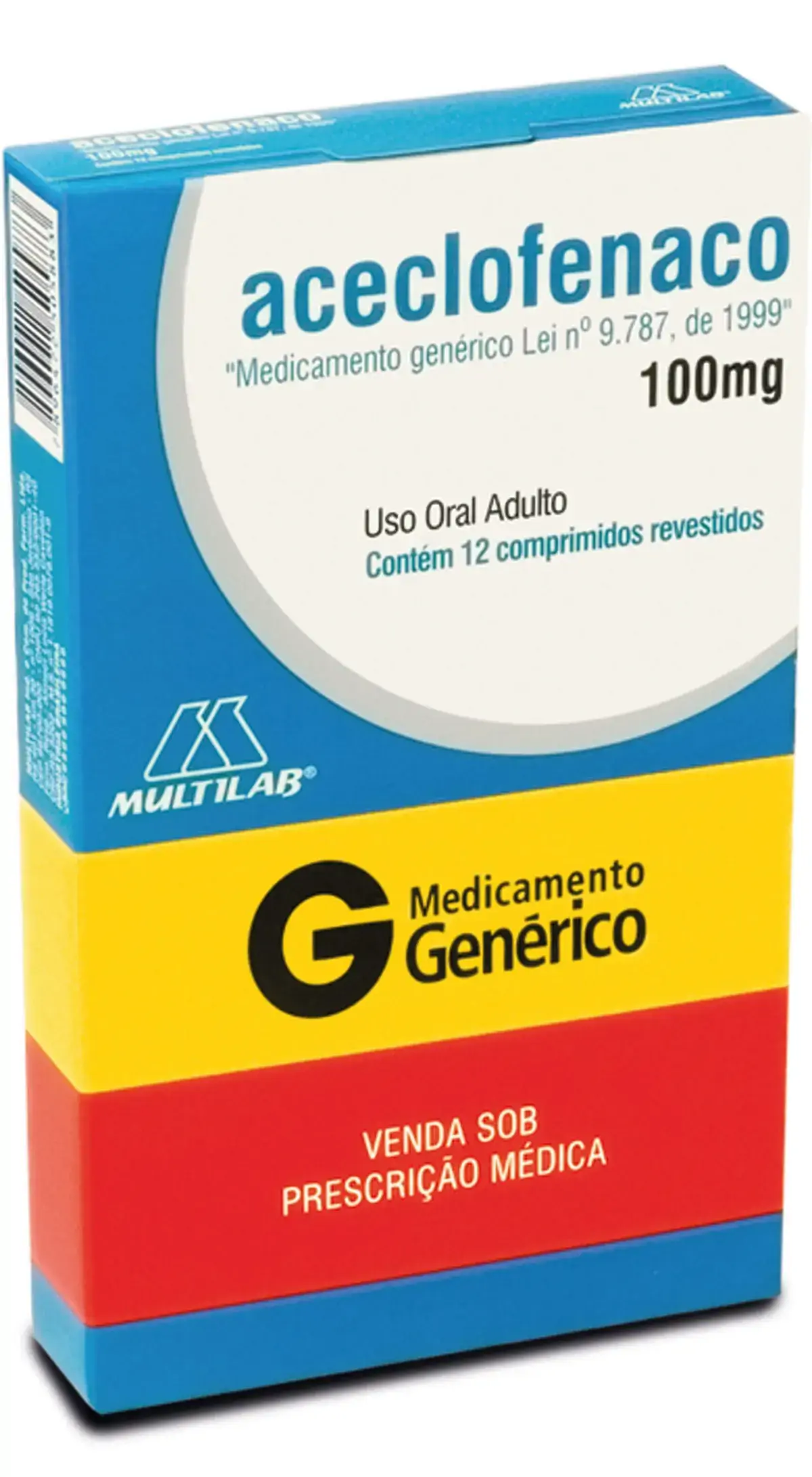 Aceclofenaco 100mg Caixa 12 Comp