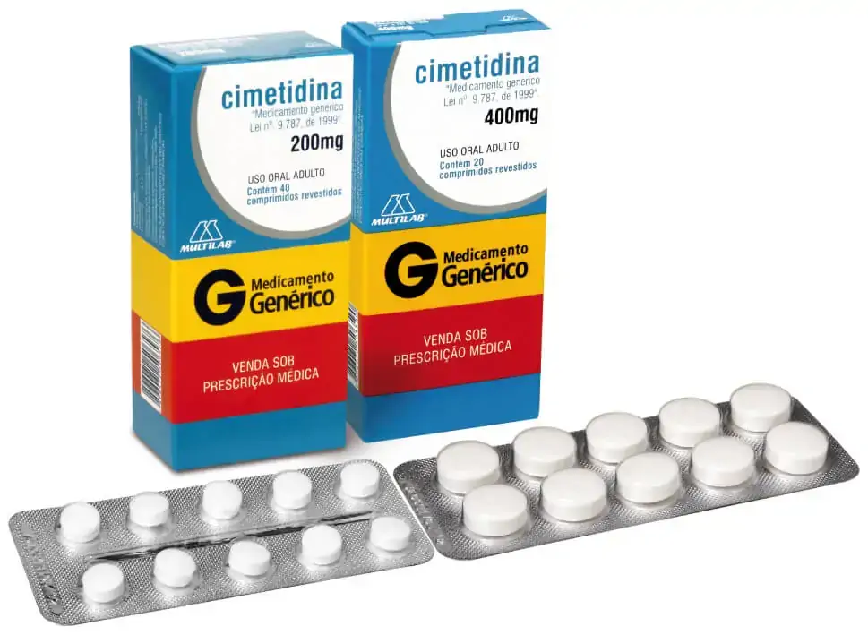 Cimetidina 400 Mg 20 Comprimidos Multilab Genérico