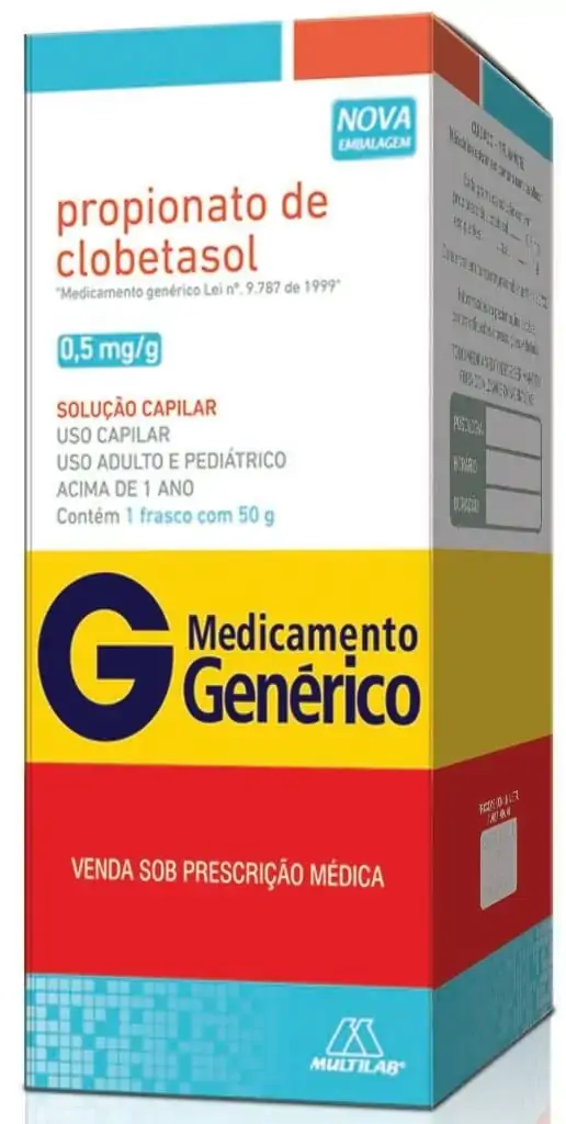 Propionato De Clobetasol 0,5 Mg/g Solução Capilar Multilab Genérico