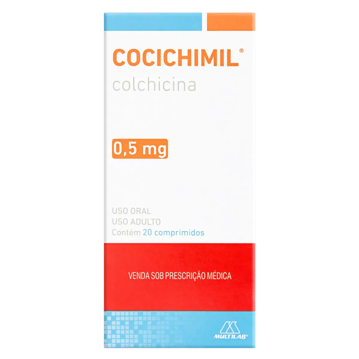 Cocichimil 0,5mg Multilab Caixa 20 Comprimidos