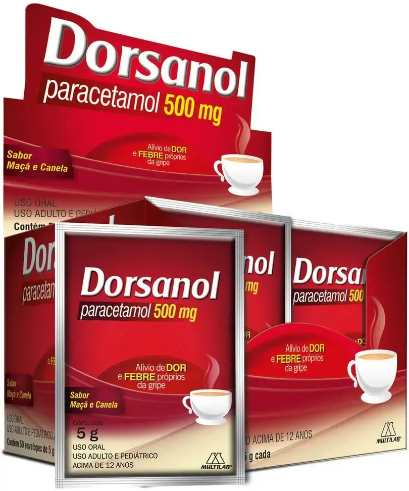 Dorsanol 500mg Po Sol Caixa 50 Env X 5g Sb Maca/canela