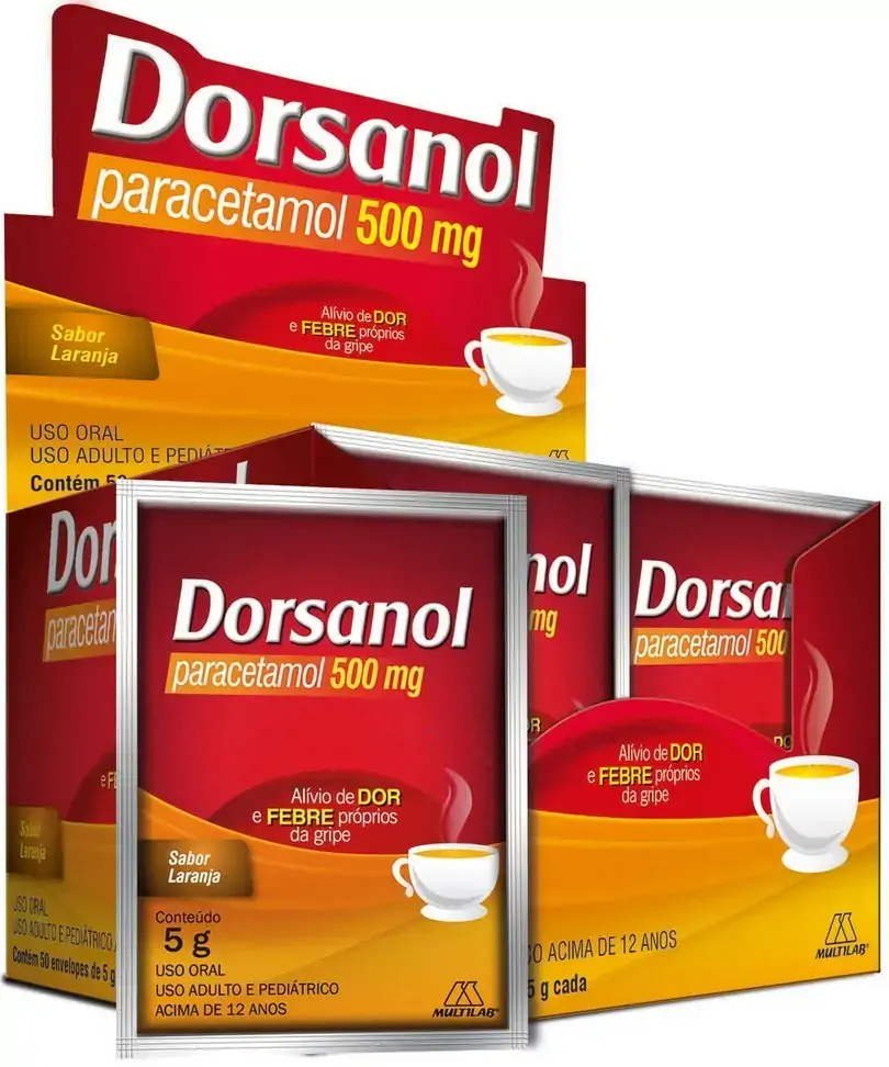 Dorsanol 500mg Po Sol Caixa 50 Env X 5g Sb Laranja E.m.