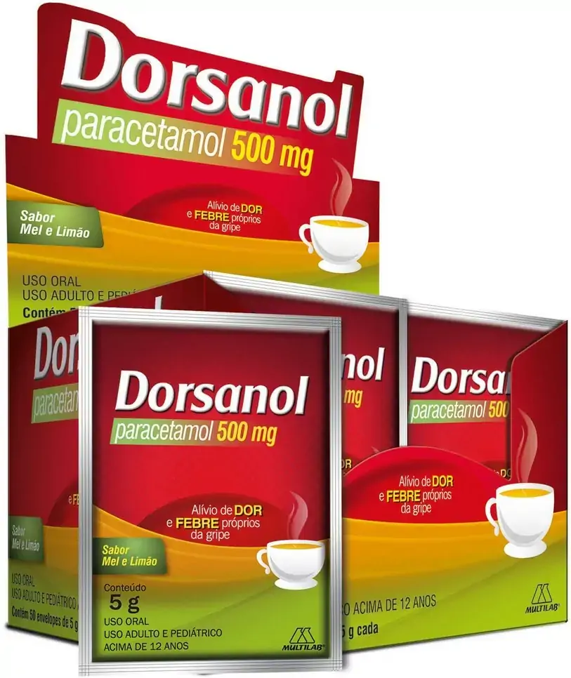 Dorsanol 500mg Po Sol Caixa 50 Env X 5g Sb Mel/limao E.m.