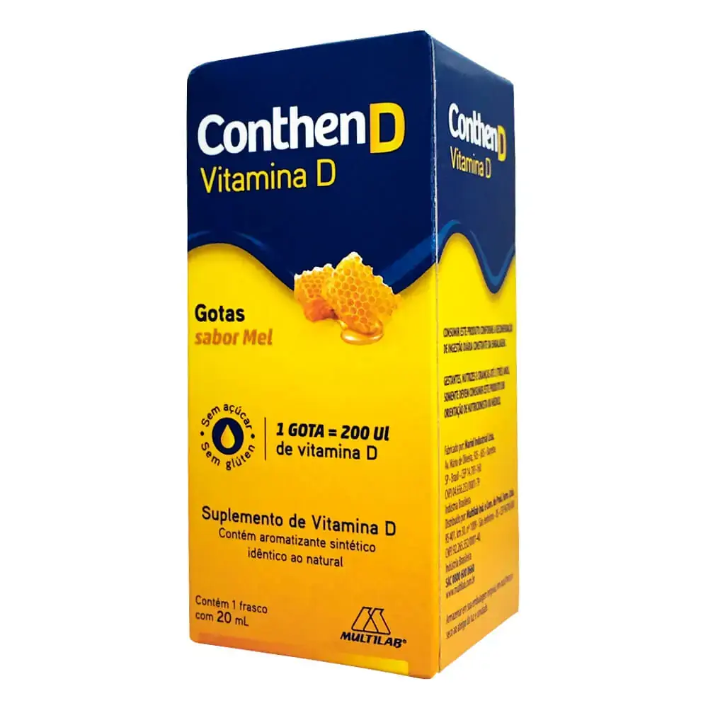 Conthen D Gotas 20 Ml Sabor Mel