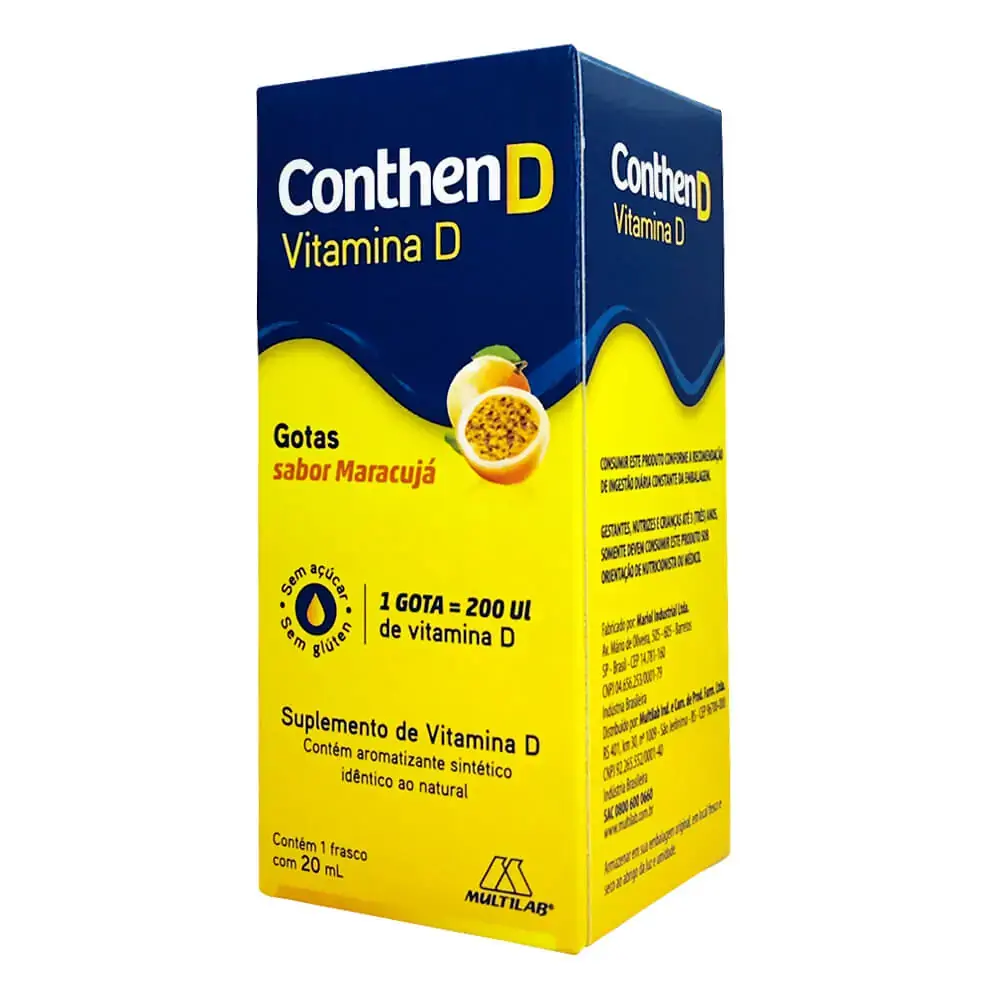 Conthen D Gotas 20 Ml Sabor Maracuja