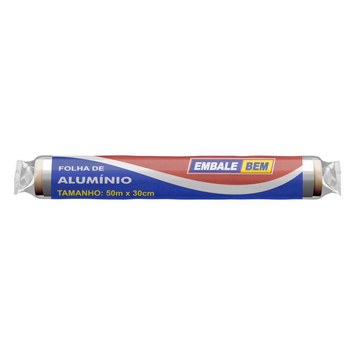 Folha De Alumínio Em Rolo Embalebem 50m X 30cm