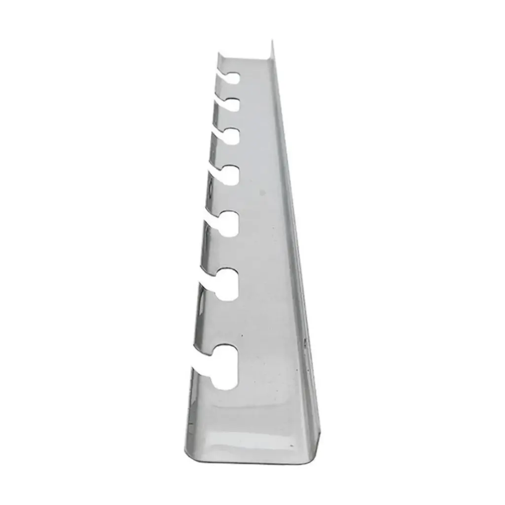 Suporte Porta Espeto De Parede Em Inox Com 7 Lugares