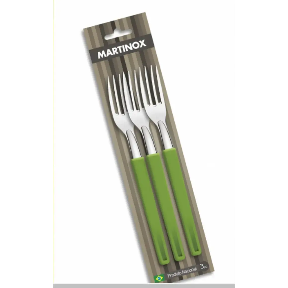 Garfo Martinox Verde C/3