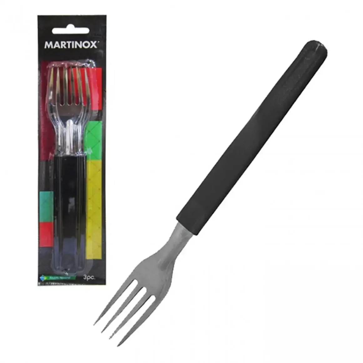 Garfo Martinazzo C/3 Preto