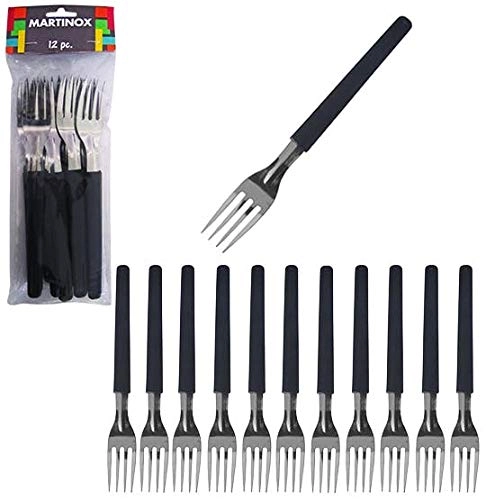 Garfo Martinazzo Mesa 12pc Cb Preto