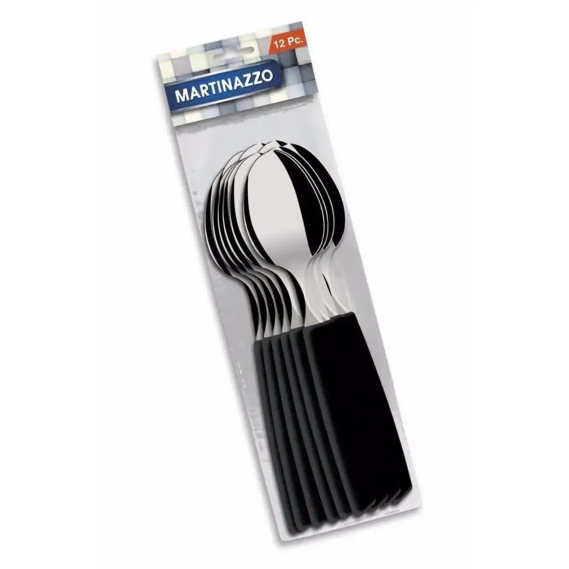 Colher Mesa Martinazzo 12pc Cb Preto