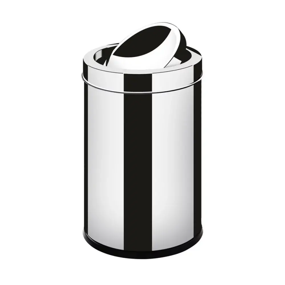 Lixeira Martinaz Inox 6,3l Basc C/t