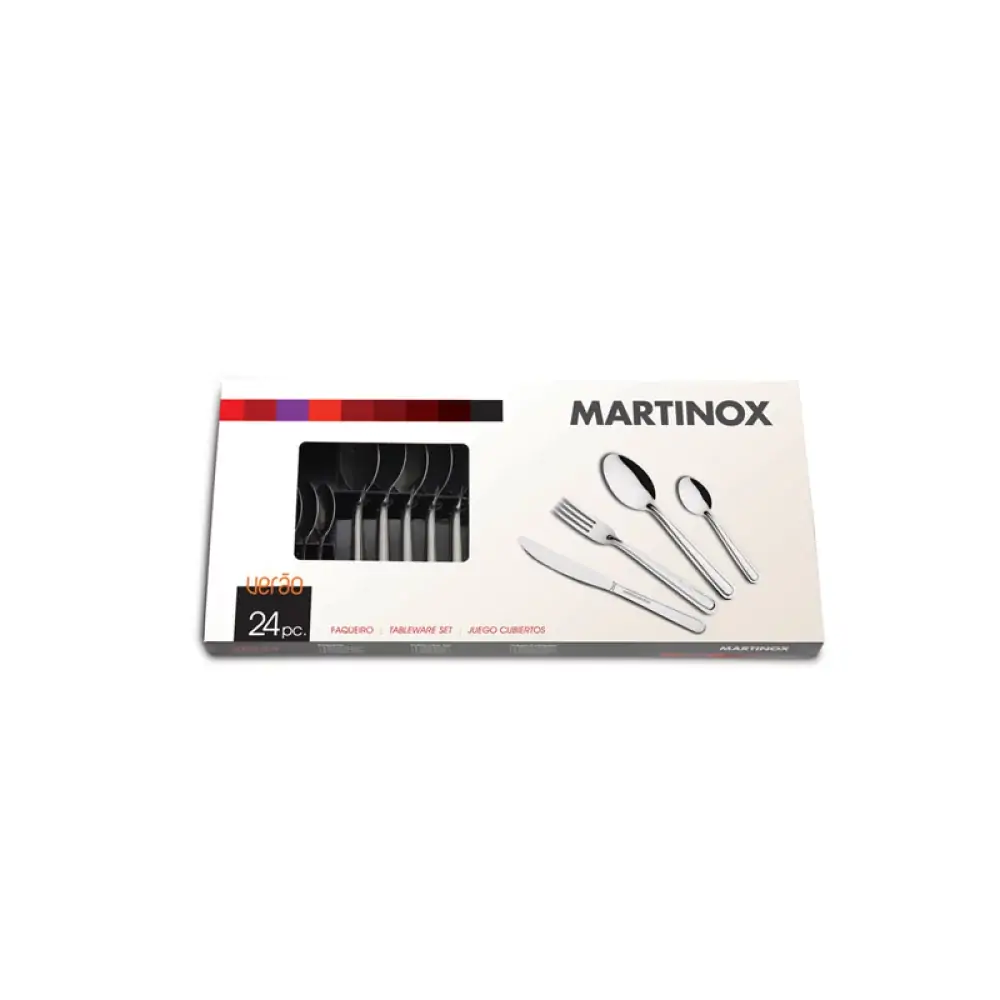 Faqueiro Aco Inox 24 Pcs Martinox