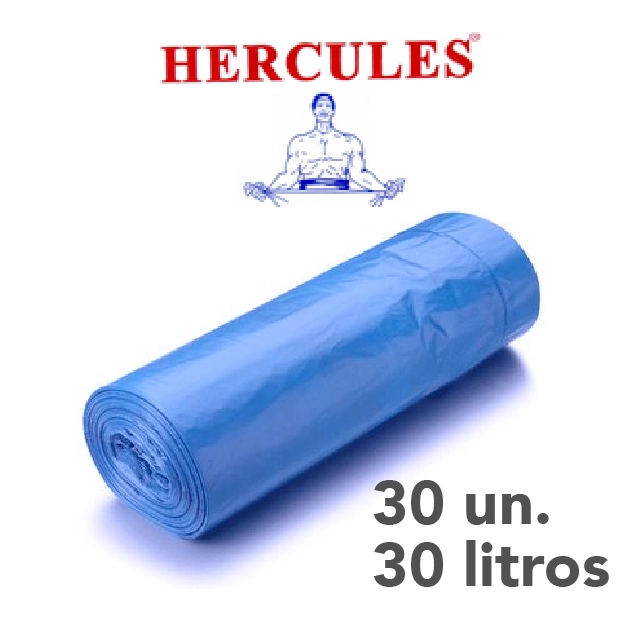 Saco Hercules P/lixo Rolo 30x30lt