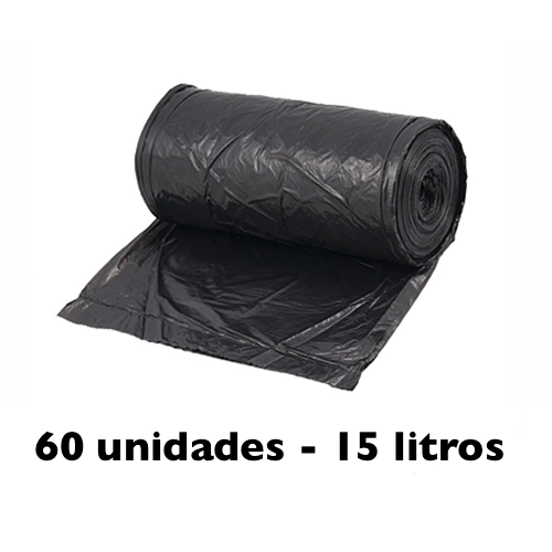 Saco Leal P/lixo Rolo 6x15lt