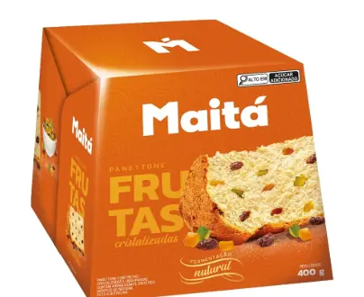 Panetone Maita Com Frutas Cristalizadas 18x400g