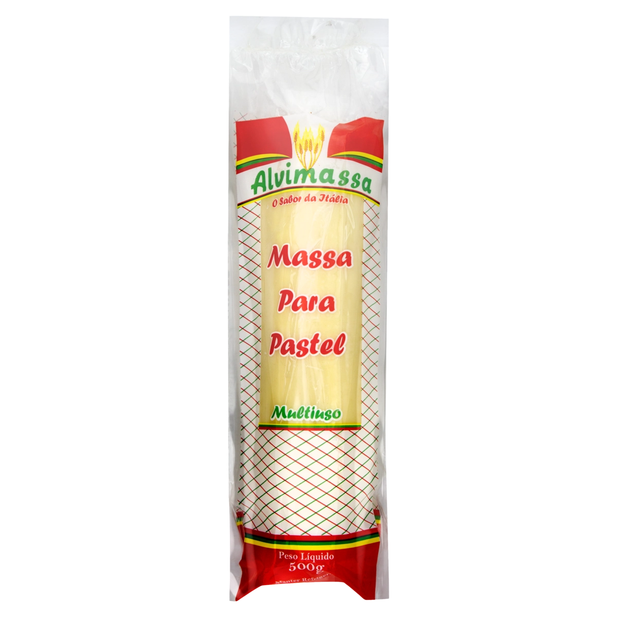 Massa Para Pastel Rolo Alvimassa Pacote 500g