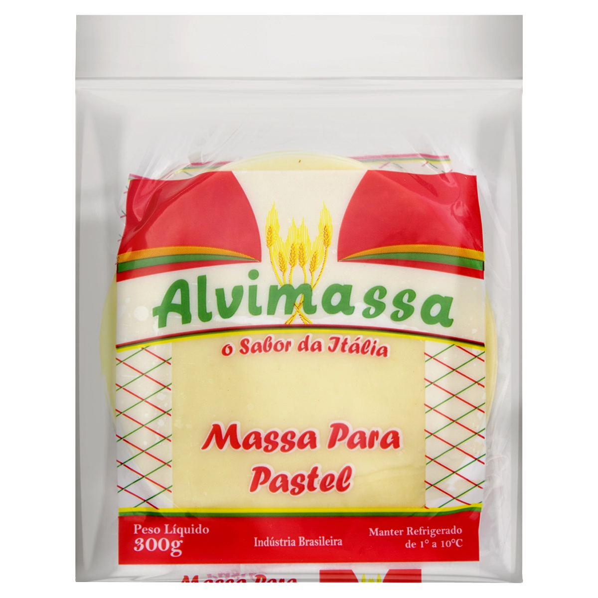 Massa Para Pastel Alvimassa Pacote 300g
