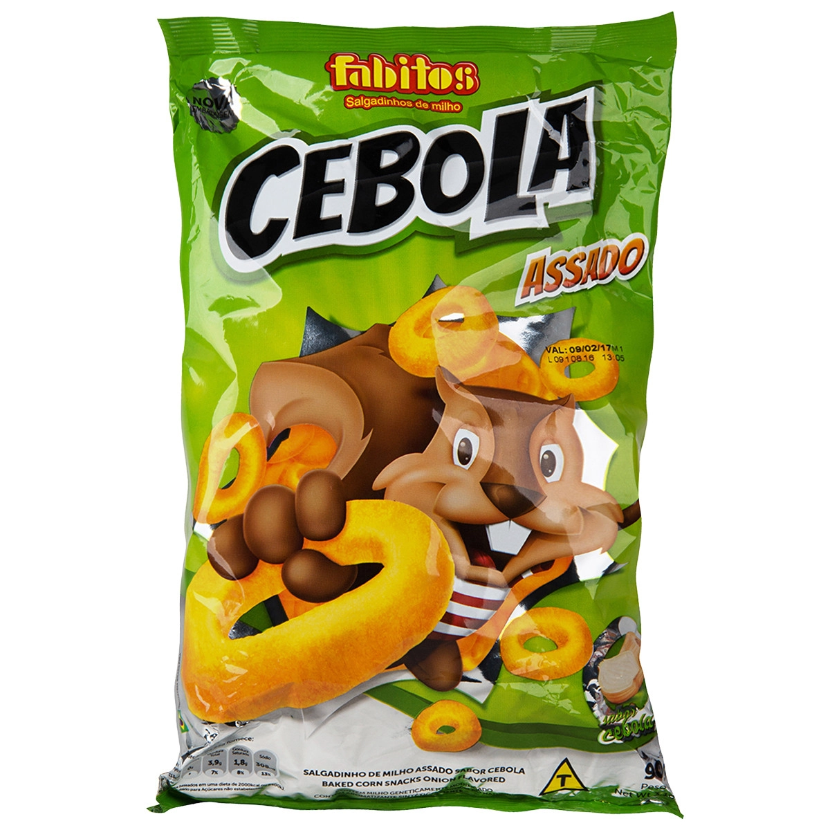 Salgadinho Fabitos 90g Cebola