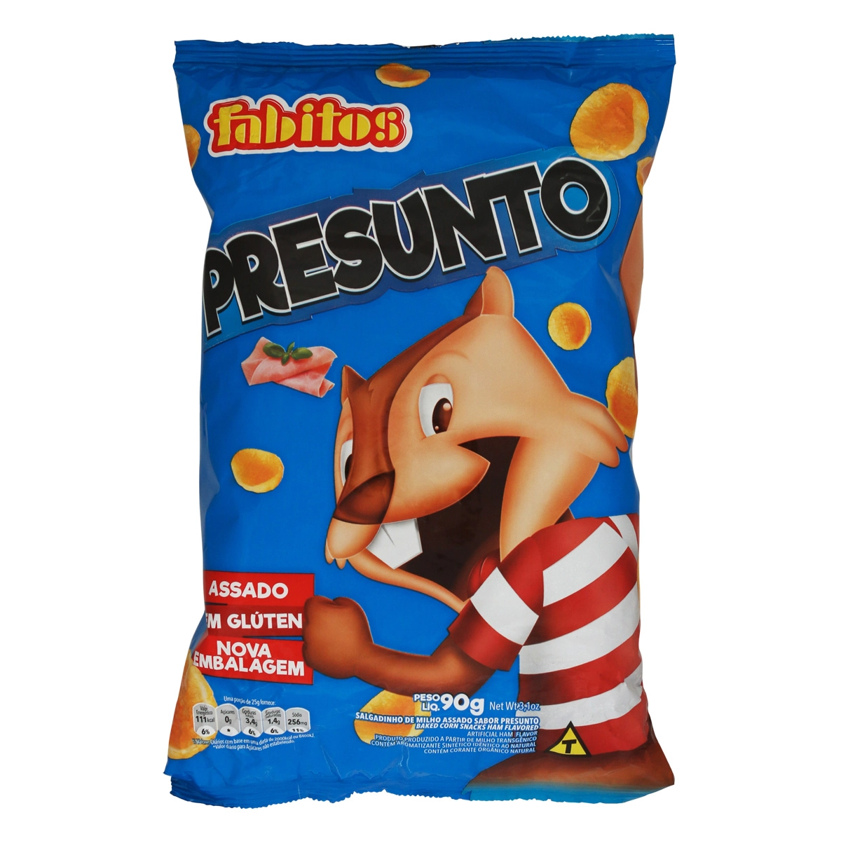 Salgadinho Fabitos 90g Presunto