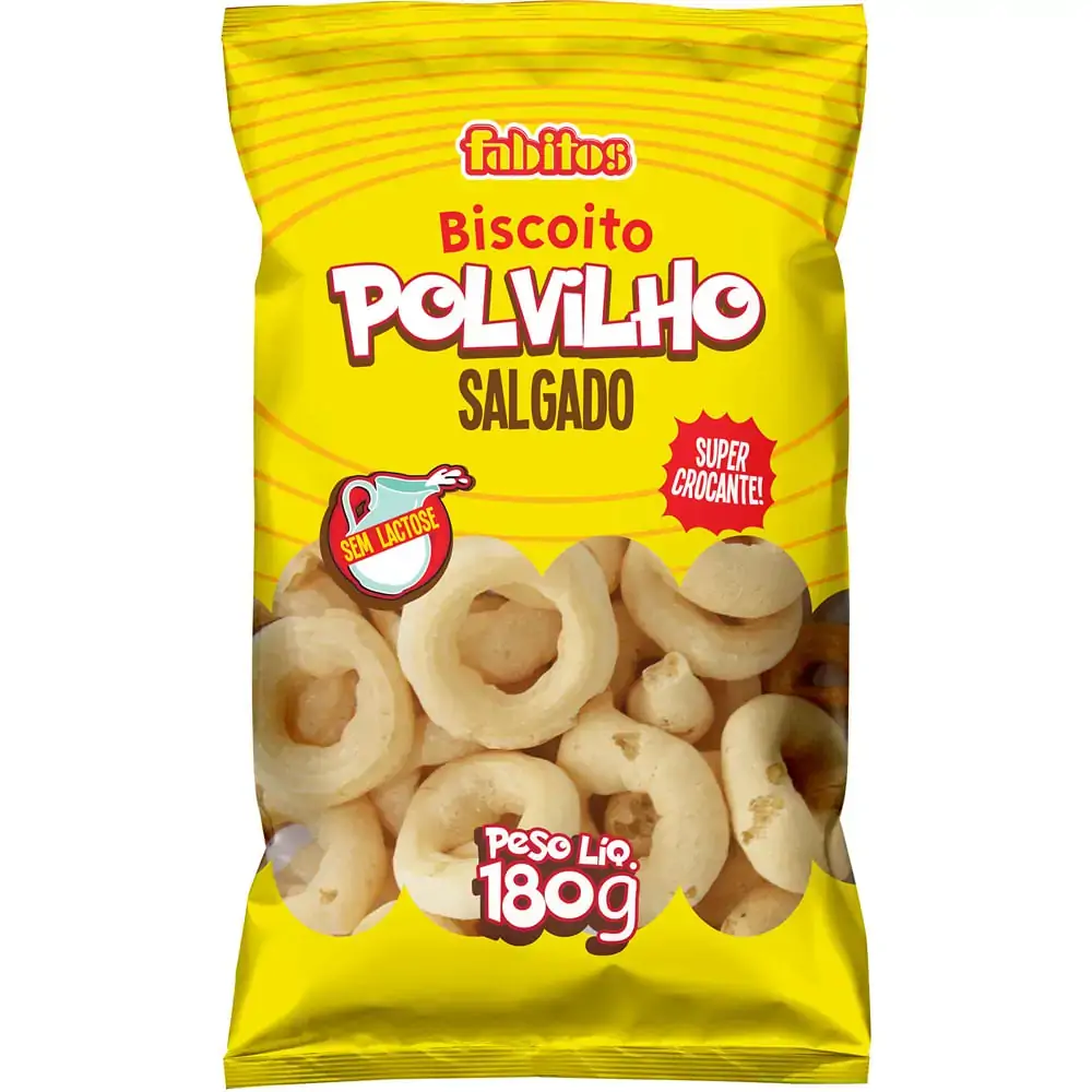 Biscoito Polvilhao Salgado 180g