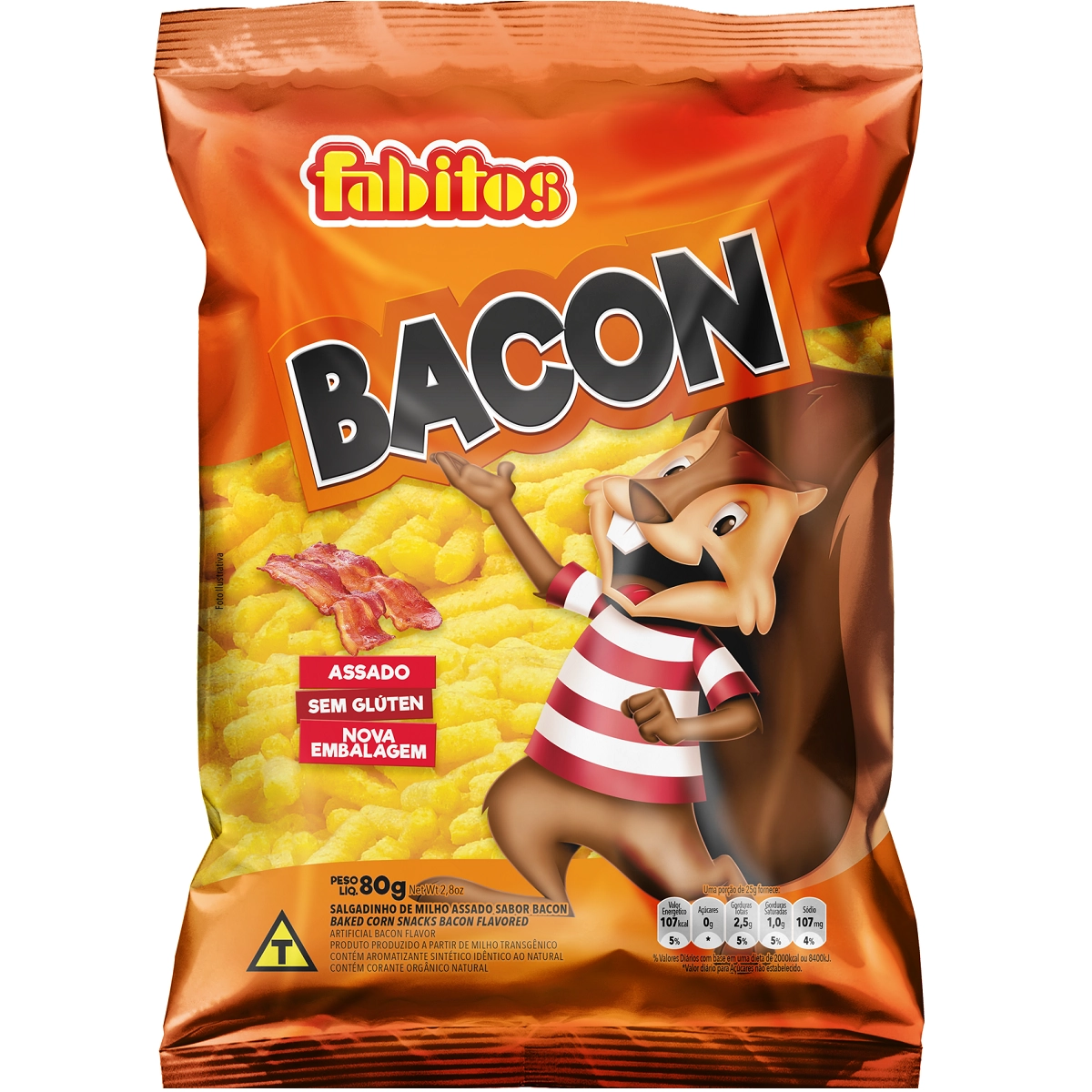 Salgadinho Fabitos 80g