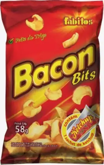 Salgadinho Fabitos Bacon Bits 58g
