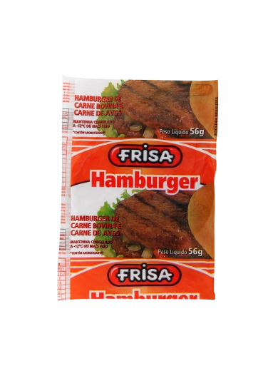 Hamb Frisa 56g Bovino