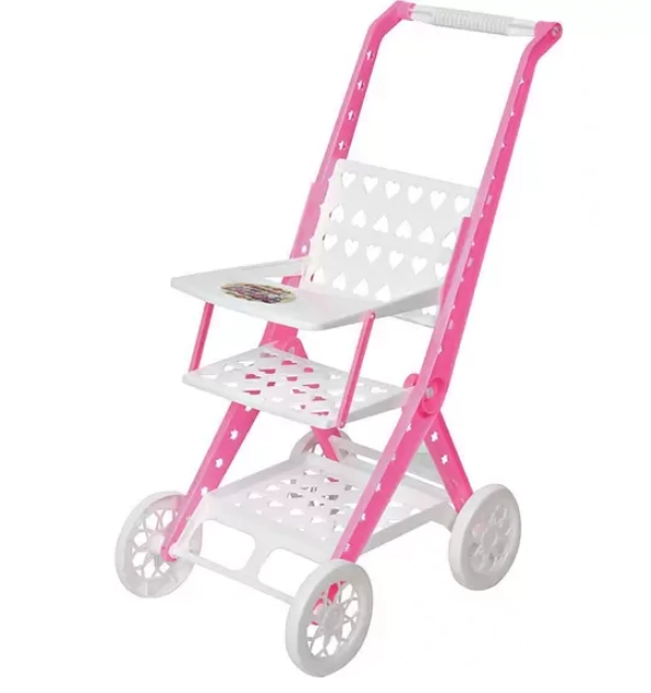 Acessórios de Boneca - Carrinho de Passeio Dobrável - Fun
