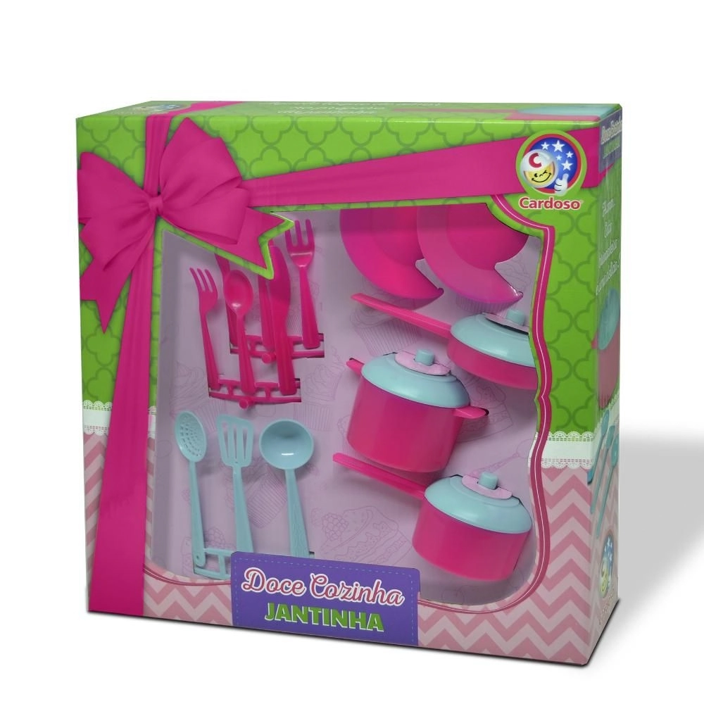 Conjunto de Acessórios - Doce Cozinha - 14 Peças - Jantinha - Cardoso