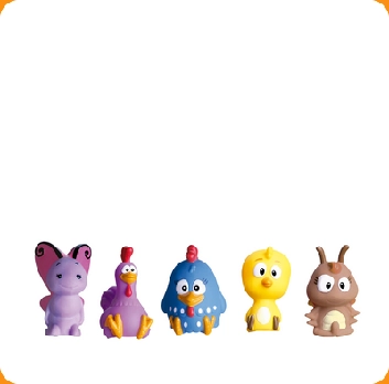 Miniaturas - Galinha Pintadinha - Cardoso