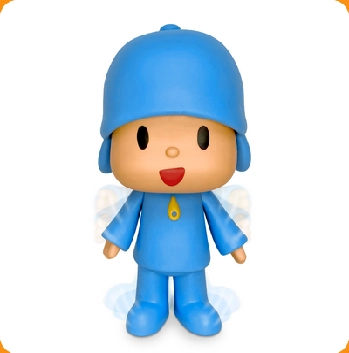 Boneco de Vinil Pocoyo Versão Grande 30cm