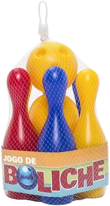 Jogo de Boliche - Com 6 Pinos e 2 Bolas - Cardoso