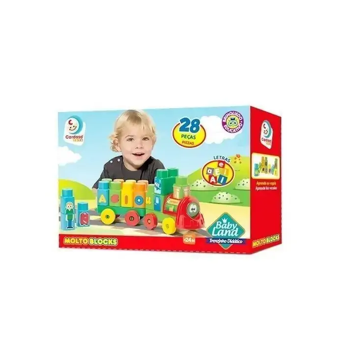 Baby Land Trenzinho Didático Cardoso