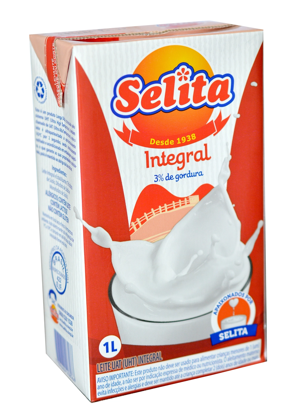 Leite Selita Integral 1lt