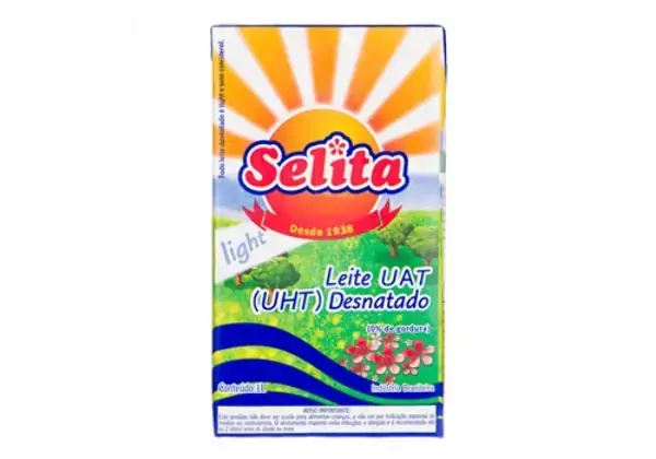 Leite Selita Desnatado 1lt