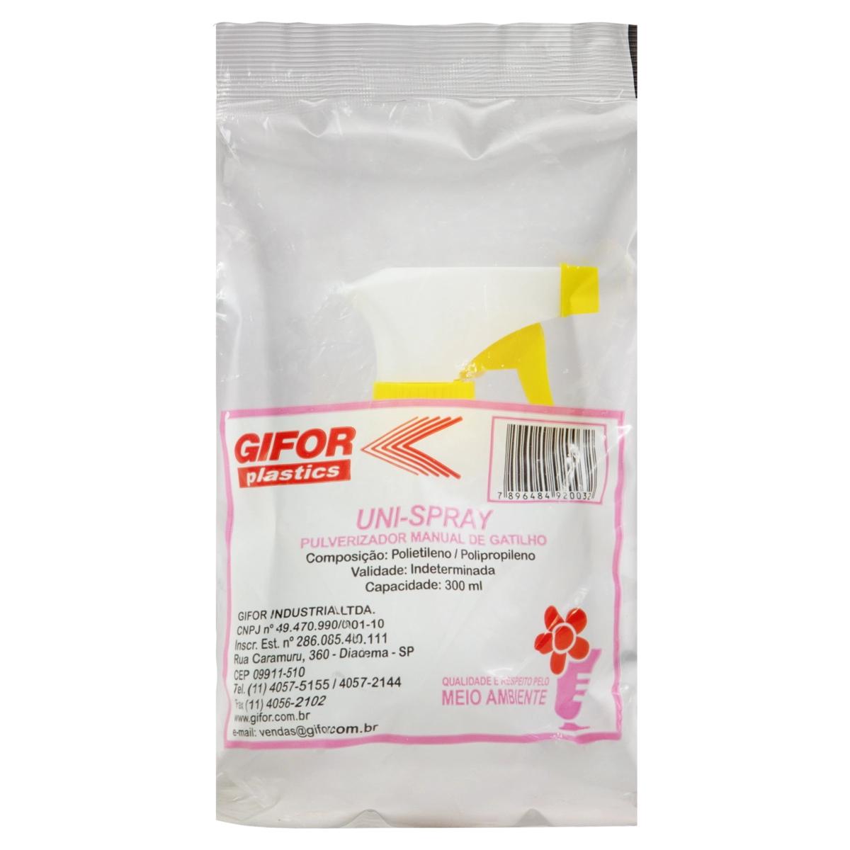 Pulverizador Uni Spray 300ml Gifor Plastics