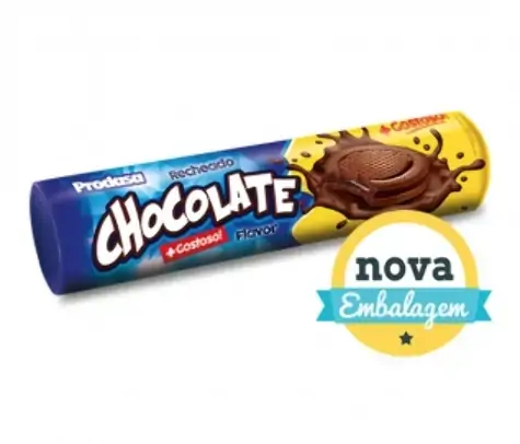 Biscoito Recheado Chocolate 115g Prodasa