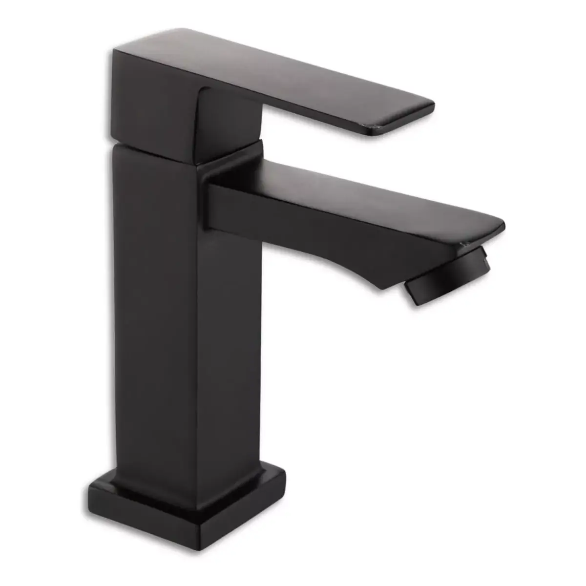 Torneira Preta Fosca Para Banheiro Metal Cartucho Cerâmico