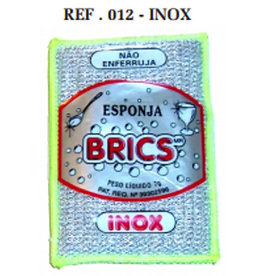 Esponja Brics Dupl/face Un Inox Un