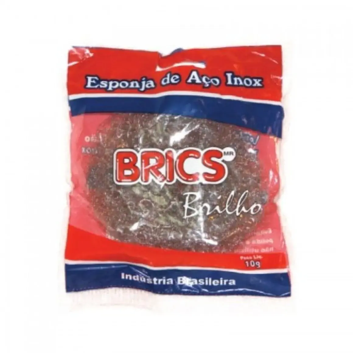 Esponja De Aco Inox Brics 10g
